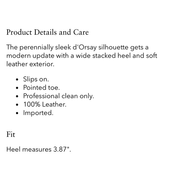 VINCE Prim Leather Pump with stacked heel - Picture 15 of 15